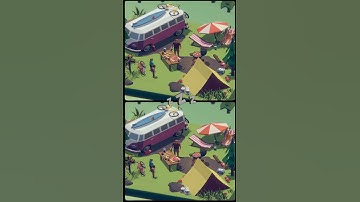 Puzzle n17 - Spot 5 differences #Shorts