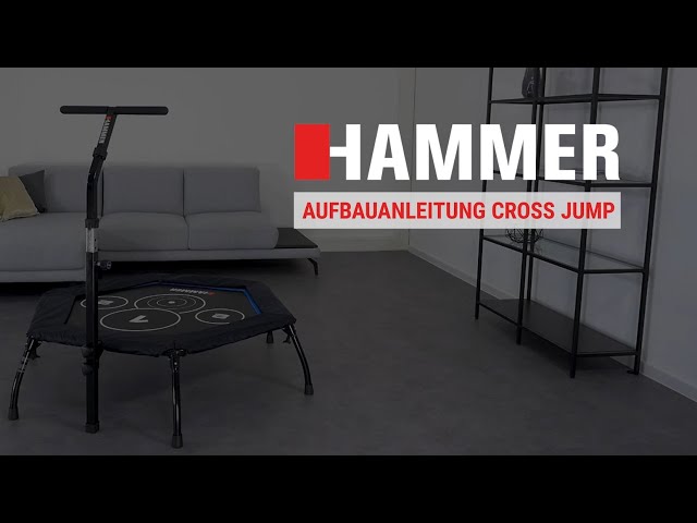 HAMMER Fitness-Trampolin Cross Jump - Aufbauanleitung - YouTube
