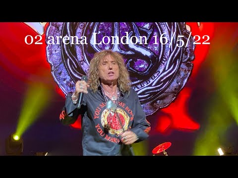 Whitesnake: Farewell tour (02 arena London 16/5/22)