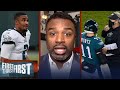 Playing Hurts over Wentz could save Doug Pederson's job — Brian Westbrook | NFL | FIRST THINGS FIRST