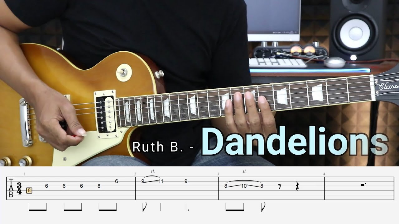 Dandelions Ruth B. Guitar Instrumental Cover + Tab YouTube