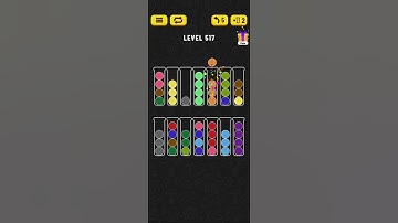Ball Sort - Color Puzzle Game - Level 517 - Walkthrough SOLVED by RobotPlayer AI!!!