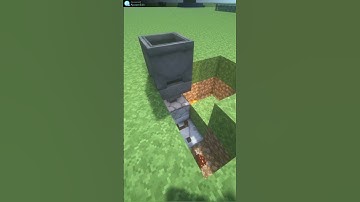 Fully Working Trash Can #Shorts #Minecraft