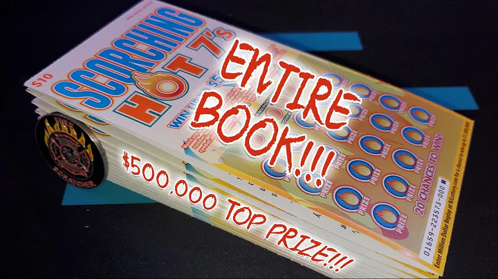 Entire Pack of the $10 Scorching Hot 7's Ticket From the NJ Lottery!!