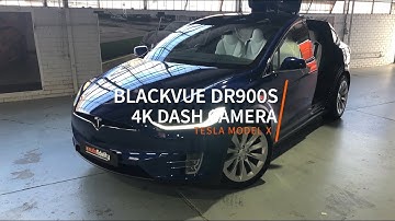 Tesla Model X BlackVue DR900S 2CH 4K