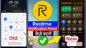 Realme new setting - now enable notification panel change feature in any realme phone