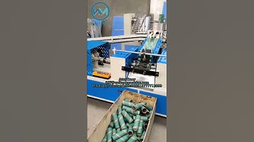 Paper Tube cutting and curling machine,Crimp machine, Máquina cortadora y rizadora de tubos de papel