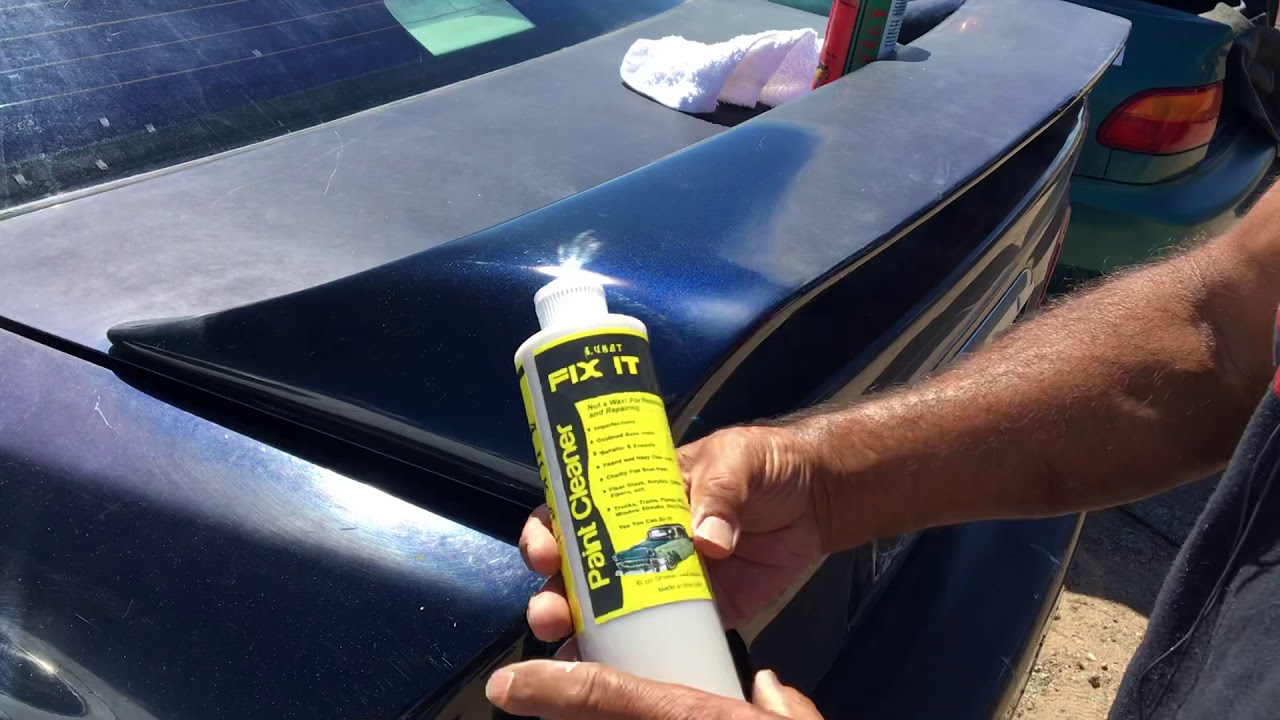 Lukat Fix It Simple Cleaning Polish For Old Paint Restoration YouTube