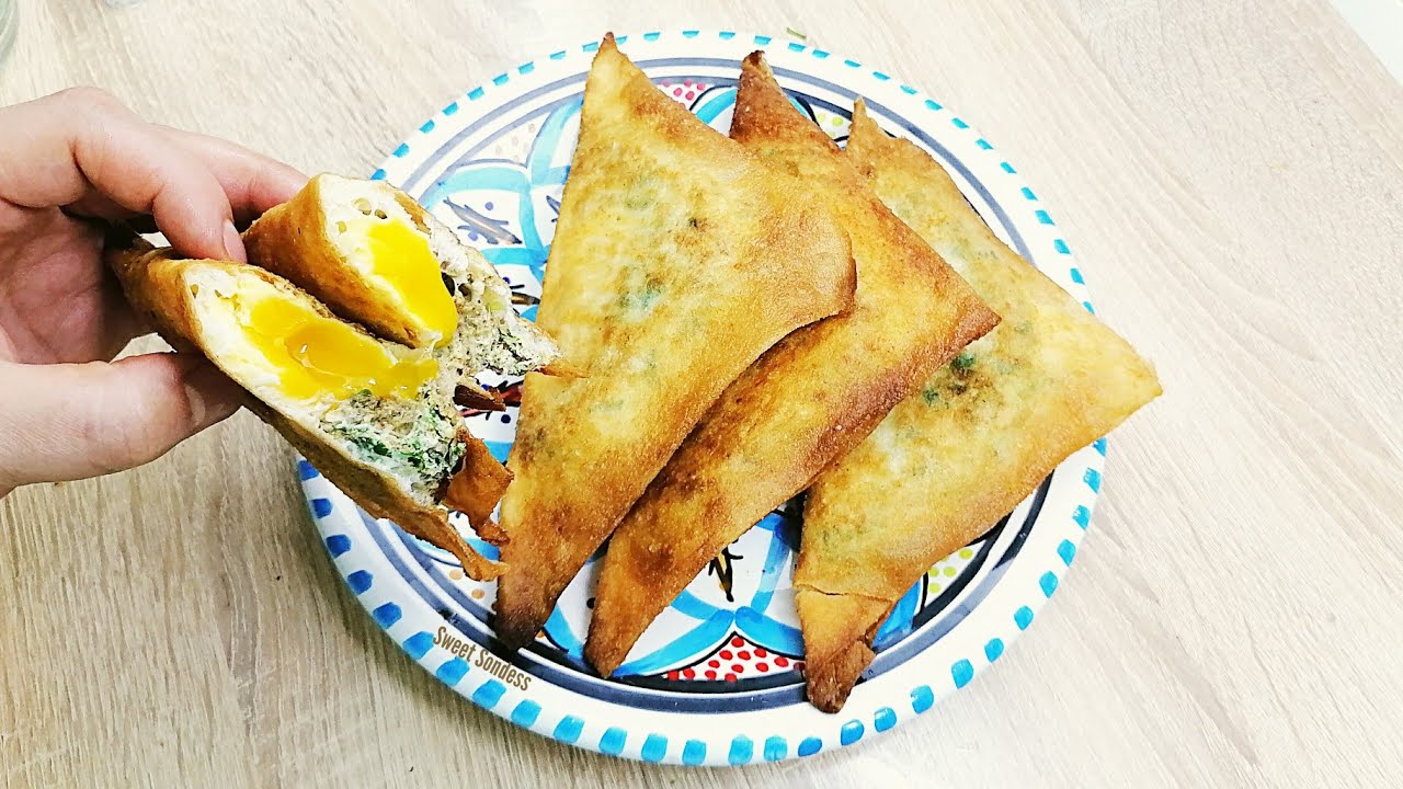 بريك تونسي / Brik tunisian / بريك تونسي بالعظمة والحشوة بطريقة مبتكرة جدااا