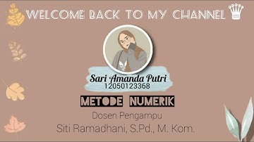 Metode Penyelesaian Sistem Persamaan Linear : Metode Matriks Balikan