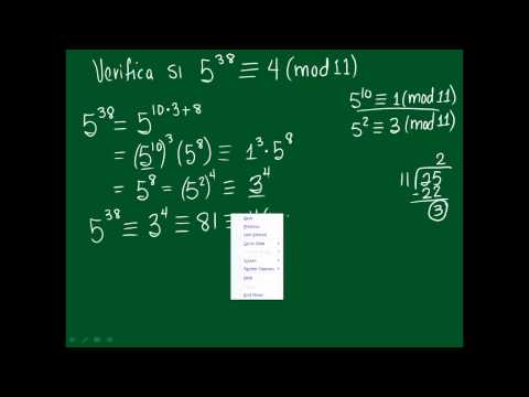 Video: ¿Cómo se hace el pequeño teorema de Fermat?
