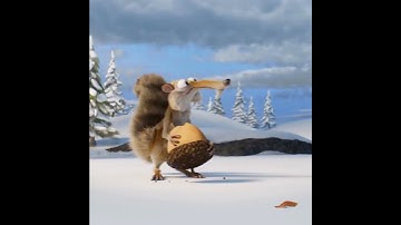Thumbnail of Scrat finally gets his 🌰  🙏 #iceage #shorts