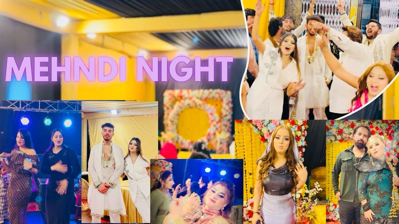 Chirag Mehndi night function 😍engagement soon h #28feb #ring ceremony 💍#2026 #youtube@Vloggerishaa 