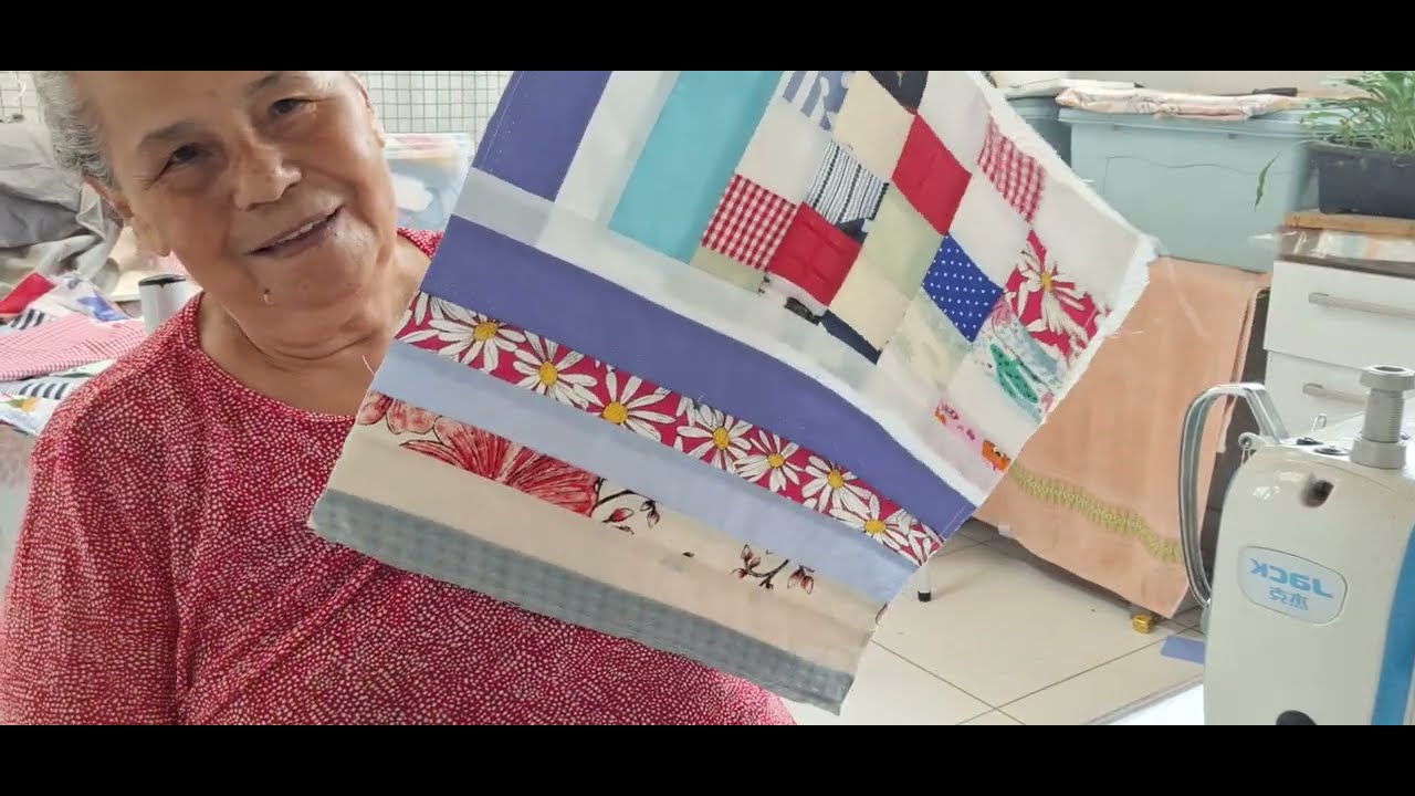 Vamos fazer umas lindas capas de almofadas com retalhos de tecidos. 