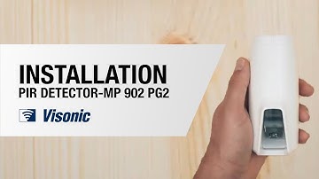Installation Instructions for Smart Outdoor Curtain PIR Detector - MP 902 PG2 - Visonic | By Demes