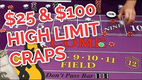 $25 & $100 HIGH-LIMIT Triple Lux Craps System - Part 5