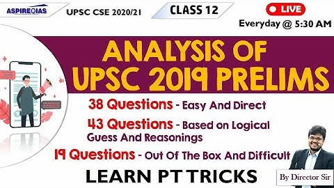 How To Score 120+ in UPSC Prelims 2020 II Through analysis Of 2019 UPSC Prelims Paper by Ankit sir