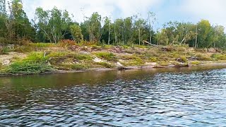 Инта / Река / Заросший городской пляж / Inta / River / Overgrown city Beach