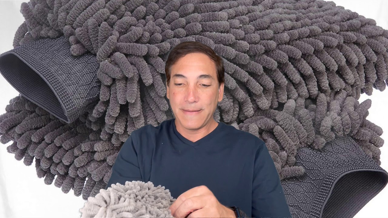 AmazonBasics Deluxe Microfiber Car Wash Mitt, 2 Pack Review & Unboxing