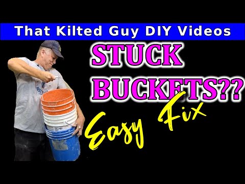The SIMPLE CURE For Buckets Stuck Together Maybe