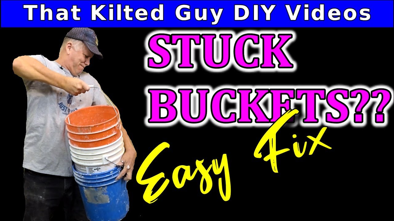 The Home Depot Bucket Guy hold a bucket with himself on it. : r