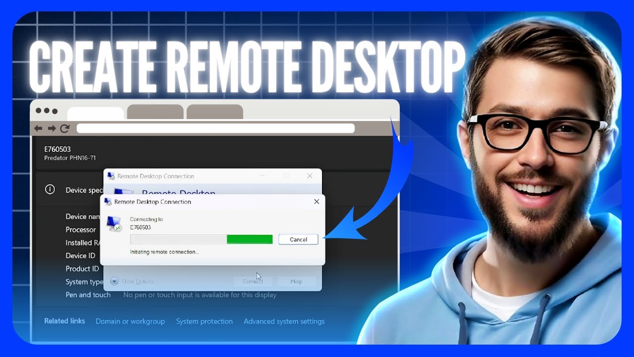 How to CREATE REMOTE DESKTOP CONNECTION (Easily) (2025) - YouTube