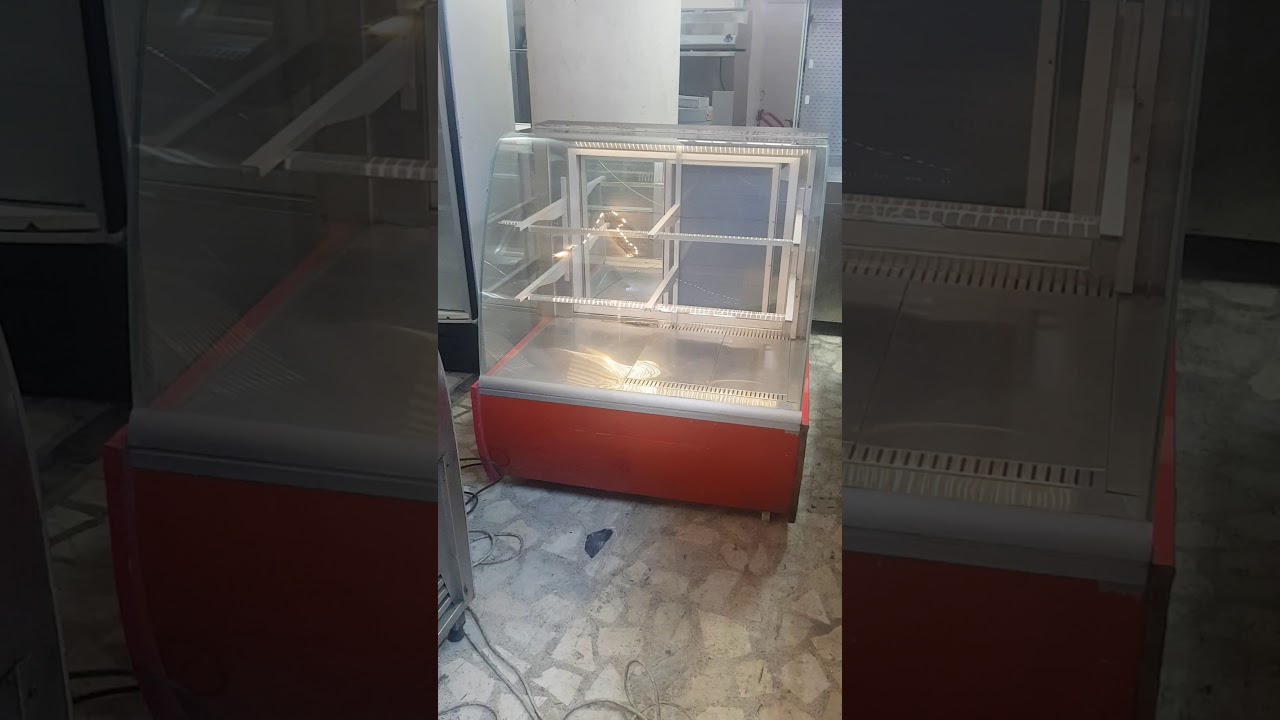 Satılık ikinci el Yaş pasta teşhir dolabı. YouTube