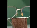 Retro eyebrow style glasses made of Acetate and titanium. BV7007