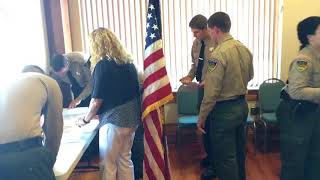 Humboldt County Sheriff’s Office swearing in/promotional ceremony