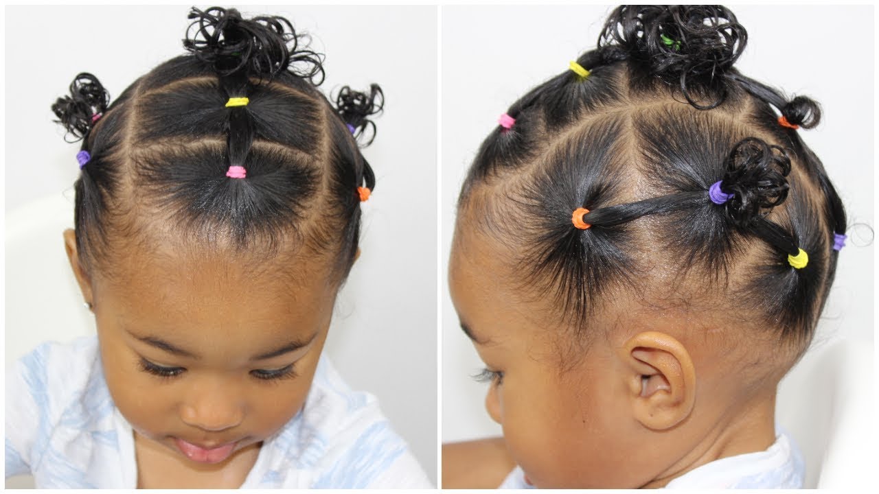 Toddler Hairstyle Elastic Hairstyle YouTube Toddler Hairstyle Elastic Hairstyle YouTube