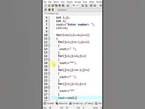 C++ Program To Print Heart Pattern Program Using Star. C++ Pattern ...