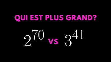 Deux méthodes pour comparer 2^70 à 3^41 | #challengingmathproblems #olympiad