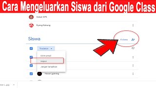Cara Mengeluarkan Siswa dari Kelas di Google Classroom