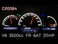 (GRS184) CROWN ATHLETE acceleration test,cruise engine RPM. (TOYOTA)