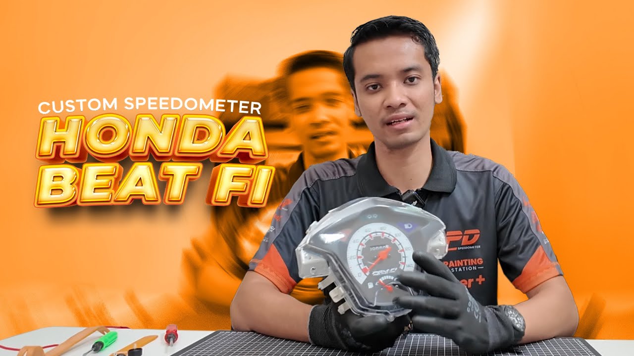CUSTOM SPEEDOMETER BEAT FI SEMAKIN RACING LOOK🔥
