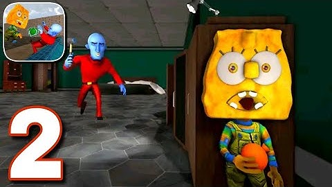 Scary Neighbor Sponge Secret Gameplay Walkthrough Part 2