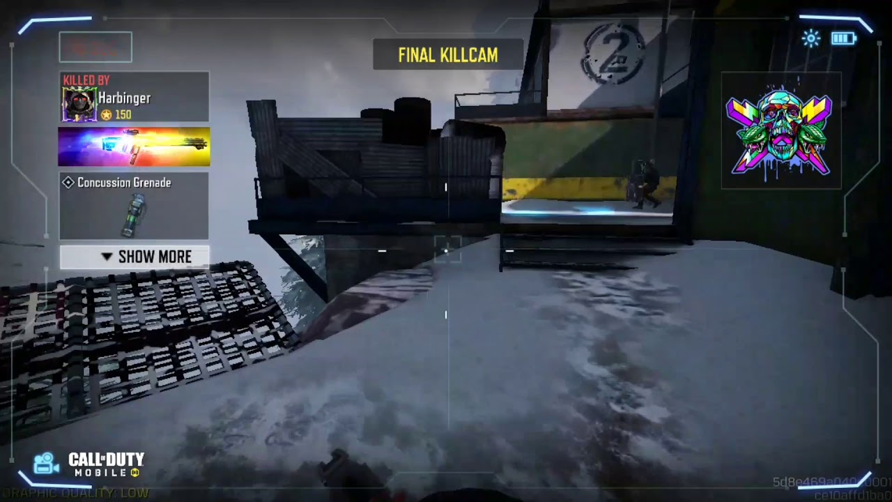 Rare concussion grenade kill