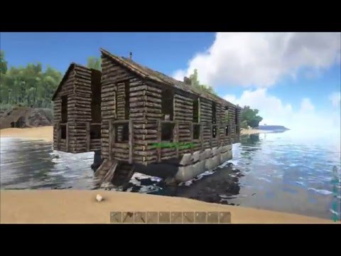 Ark Survival Evolved - Showing off the new House Boat 