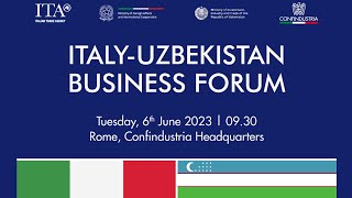 Business Forum Italia Uzbekistan