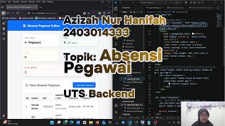 📋 APLIKASI ABSENSI PEGAWAI UTS Pemrograman Backend Framework
