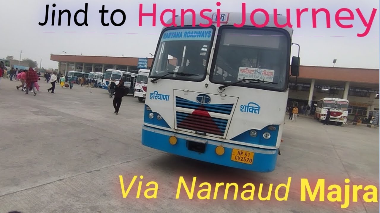 !! Jind to Hansi Journey || Jind to Hansi Haryana Roadways Bus Journey!!   #haryanaroadways