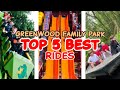 Top 5 rides at GreenWood Family Park - Y Felinheli, Wales | 2022