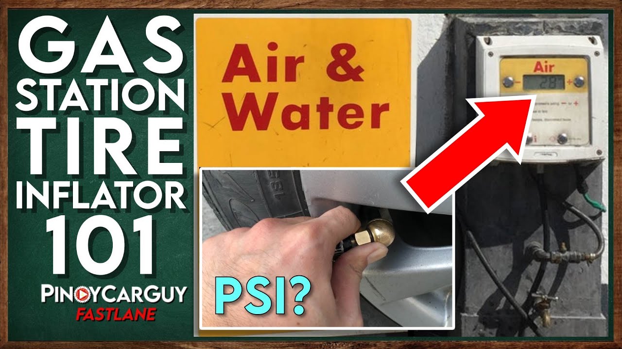 Paano Gamitin Ang Tire Inflator Sa Mga Gas Station || Automatic Air Pump  101 - Youtube