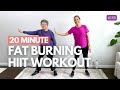 20 minute fat burning workout for total beginners  hiit for seniors  no equipment
