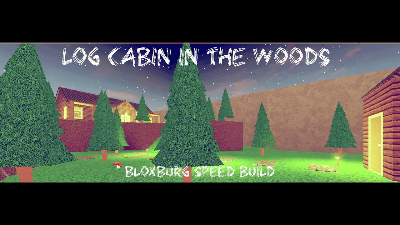 Roblox Bloxburg Log Cabin