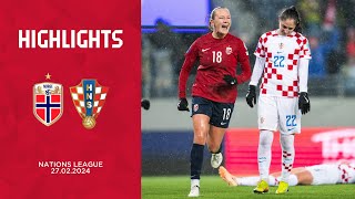 UWNL Highlights: Norway - Croatia, 5-0