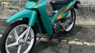 Ibu ini susah engkol motor shogunya