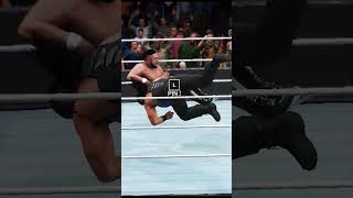 WWE MATCH----ROMAN REIGNS VS SAMOA JOE  #shorts #wwe #romanreigns #wrestling #wwe2k22