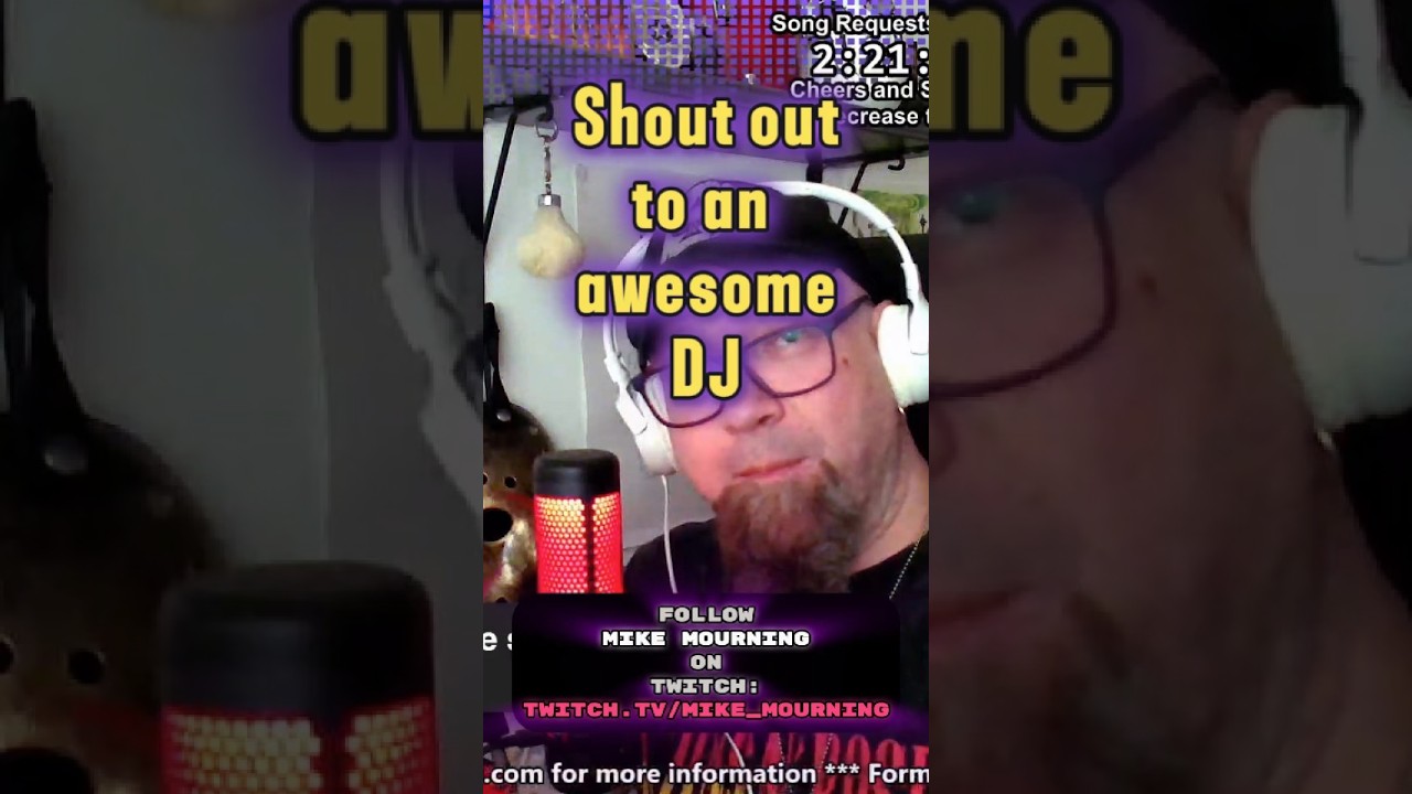 Shout out to an amazing Twitch DJ and live streamer 🤘🤘 #follow #streamer