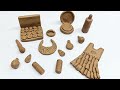 Making a beautiful miniature clay makeup set 😍 || #trendingvideo